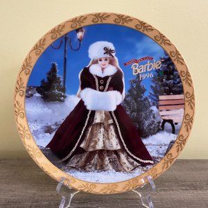 2/$20 - 1996 Limited Edition Happy Holiday Barbie Collector's Plate